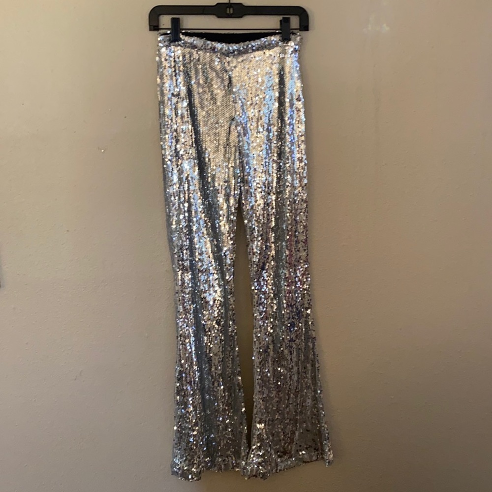 Dolls Kill Superficial AF Sequin Flares